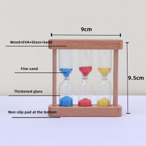 Is féidir an mhonarcha a shaincheapadh 3 as 1 uair amháin amadóir gaineamh gloine adhmaid uair an chloig le haghaidh cócaireachta cistine