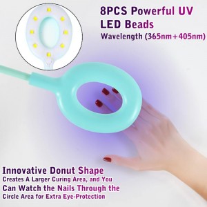 Mnr 102 lampa ingne faoi stiúir gan sreang lampa fluaraiseacha N16W