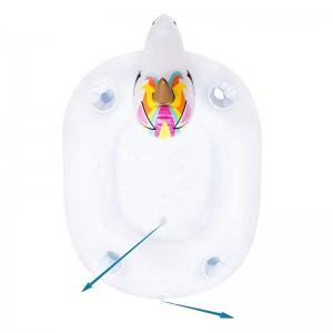 Sealbhóir Deoch Tráidire Oighir ar Snámh, Deochanna Torthaí Deoch Picnic Picnic BBQ With, Unicorn Inséidte Barra ag Freastal