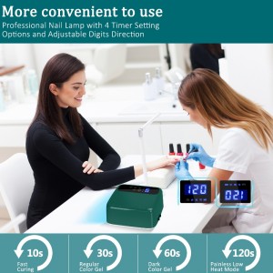 Mnr 602pro glas lampa ingne faoi stiúir gan sreang glas, triomadóir ingne gan sreang, solas ingne ingearach in -athluchtaithe, lampa ingne glóthach iniompartha faoi stiúir le 4 bhraiteoir suímh agus taispeáint LCD, lampa ingne faoi...