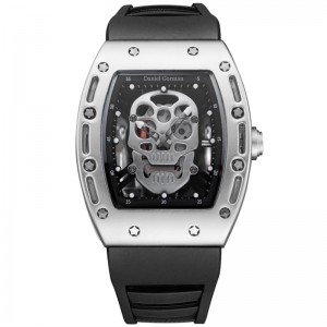 Fir Skull Fir Faisean Grianchloch Watch Daniel Gorman Go11 Faire Diailiú Cruthaitheach le haghaidh Fir Clog Ór Life Óir Fir Uiscedhíonacha Stíl Spóirt