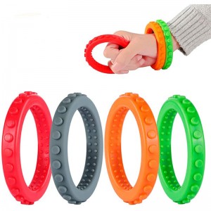 Fáinní Teethher Leanbh sábháilte agus cairdiúil don chomhshaol