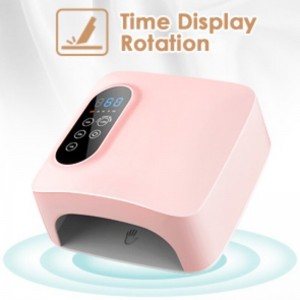 Mnr 601pro 72W lampa ingne faoi stiúir gan sreang, triomadóir ingne faoi stiúir in -athluchtaithe, 15600mAh gan sreang lampa tlú snas ingne, lampa glóthach gairmiúil soilse ingne ingne ingne uirlisí manicure don bhaile agus salon ...