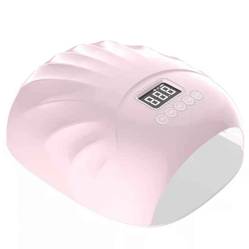 Mnr 802pro lampa ingne faoi stiúir gan sreang, triomadóir ingne gan sreang, solas ingne in -athluchtaithe 72W, lampa ingne glóthach iniompartha faoi stiúir le 4 bhraiteoir suímh lasc ama agus glas taispeáint LCD