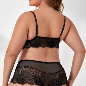 Sraith Lingerie Lása Floral Lace Scalloped