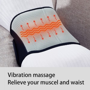 Timfhilleadh brace coime téite le suathaireacht, massager waist teasa teasa