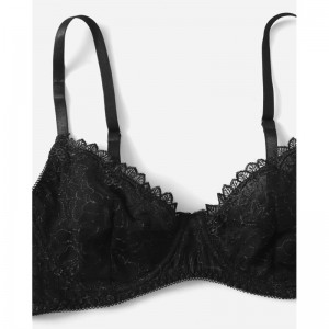 Frills dubh Baile Átha Troim Lingerie Lása Socraithe le lása sexy thong
