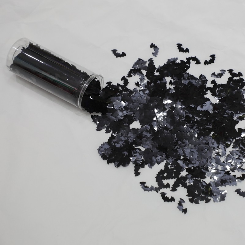 Poppers Black Push Pop Confetti