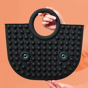 Málaí Tote Gualainn Satchel Barr Silicone