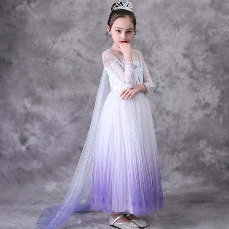 COS110 Gúnaí Cailíní Banphrionsa Cosplay Elsa Dress Éadaí Oíche Shamhna Teilifíse Fancyn Kids Feisteas Scannán