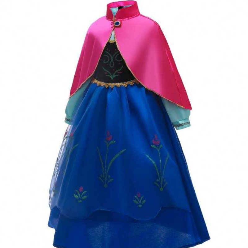 Baige New Kids Costumes Gúna Fancy Elsa Anna Gúna Páirtí Oíche Shamhna Long Puffy le Rinn Bxdcpf