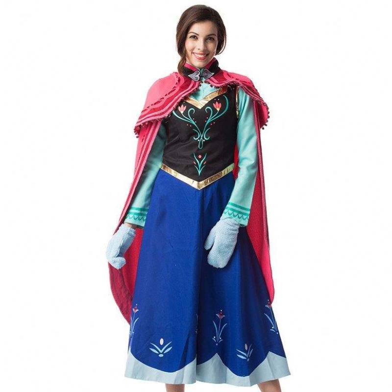Cosplay Oíche Shamhna do dhaoine fásta te rinceoir sexy banphrionsa gúnaí cailíní cailín rapunzel belle sneachta bán jasmine anna éadaí cailleach anna