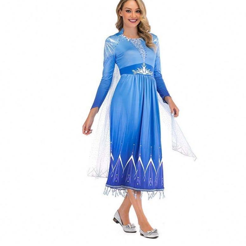 Smaointe Táirgí Nua 2022 Acht ELSA 2 Cosplay Oíche Shamhna Éadaí Aosach Elsa do Mhná SZAC-005