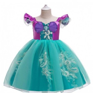 Leanaína Nollag Gúnaí Páirtí Páirtí Banphrionsa Cosplay Mermaid Feisteas do Pháistí