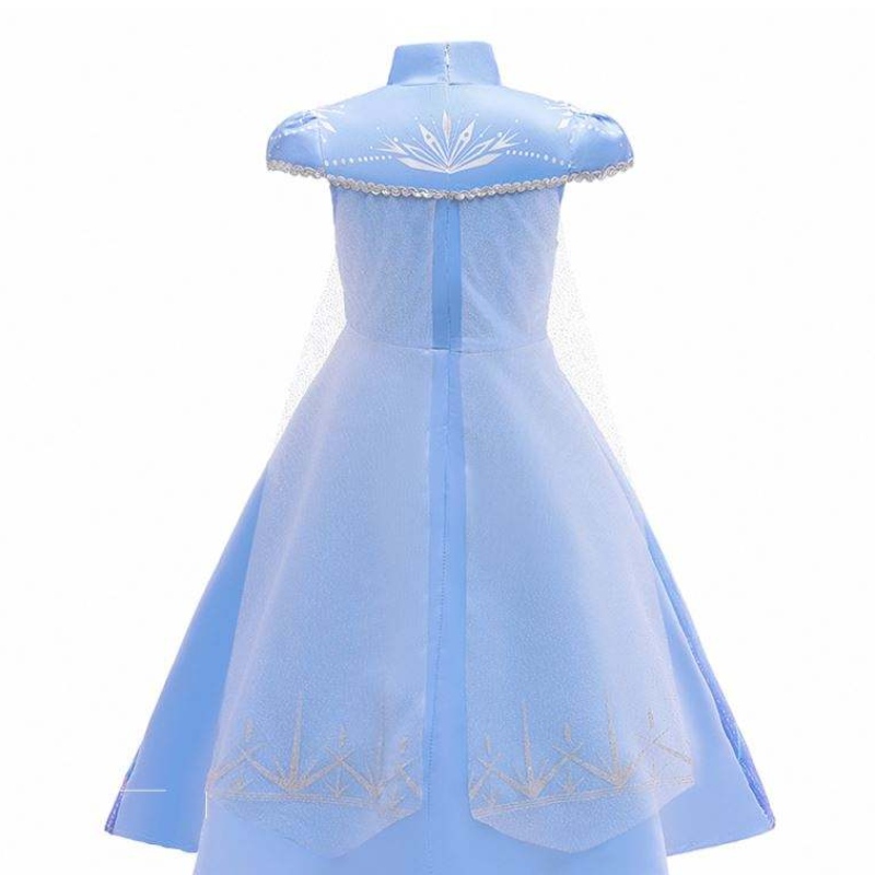 Frocksnua Elsa Frocks Sleeves gearr sleeves cóta Oíche Shamhna Feisteas Cosplay Cosplay Leanaí Oíche Shamhna