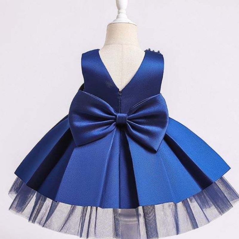 Moatz Pearls 3d Applique Kids Gúnaí Banphrionsa Dearthaí Frock do Cháirtí
