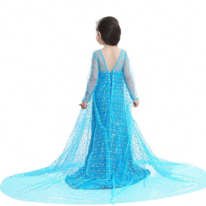 Teilifís Fancy Ardchaighdeáin Ardchaighdeáin NMOVIE FREAGE Feisteas Elsa Páirtí Breithlá Cosplay Cosplay Anna Leanaí Bán Gúnaí Cailín Páirtí Cailín