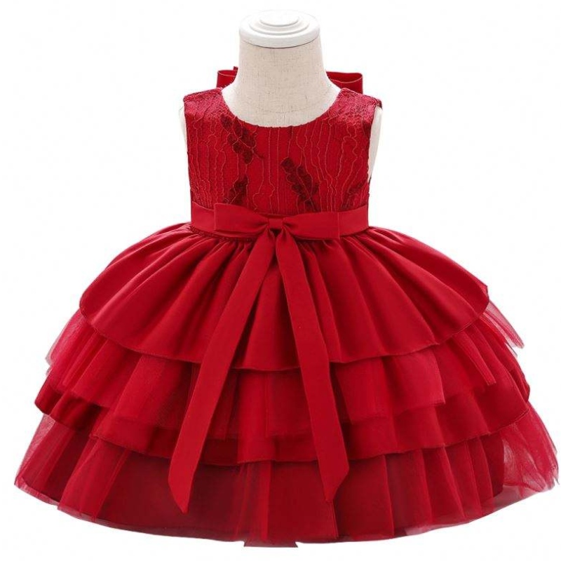 Gúna cóisir 1 bhliain cailínnua rugadh cailíní bogha frock cailíní foirmiúla banphrionsa gúnaí bláthanna