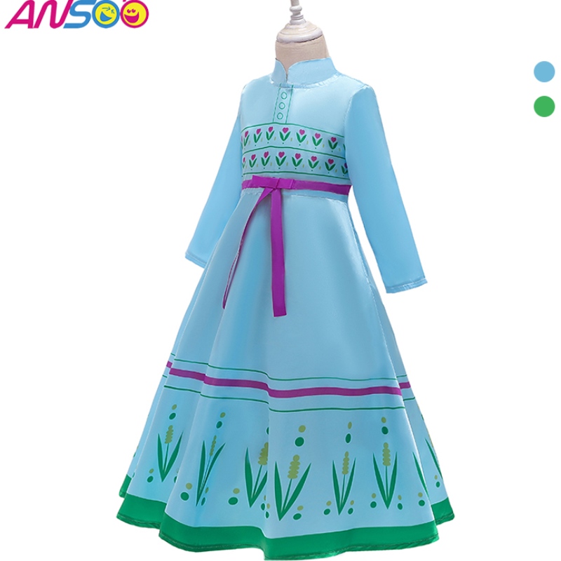 Ansoo Anna Banphrionsa Feisteas dona páistí Oíche Shamhna Cóisir Nollag Cosplay Sneachta Girls Girls Girls Prom