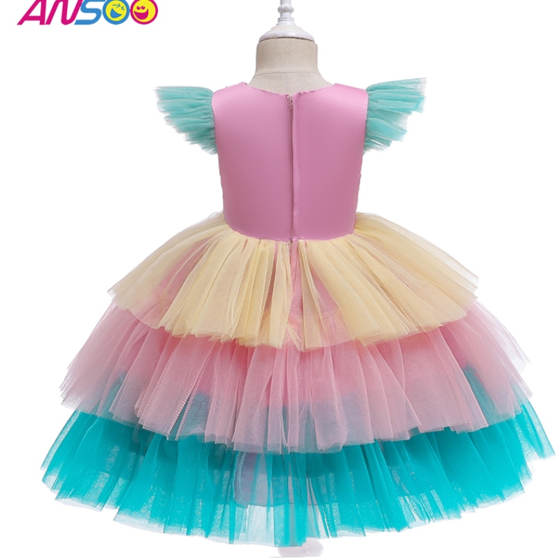 Scálaí Mermaid Só AnsOO Ballet Tutu Kids Girls Cailíní Seicheamh Sheicheamhach Banphrionsa Oíche Shamhna Costas Cosplay Gúna Do Chailín