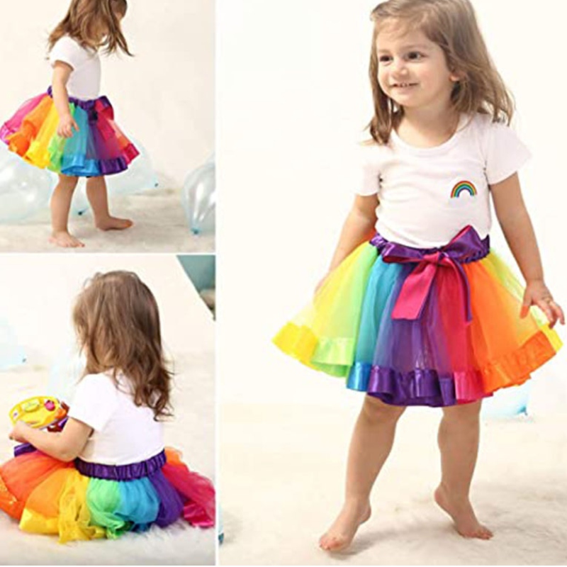 Cailíní Eorpacha agus Meiriceánach Skirt Tutu Sciorta Unicorn Headband Socraigh éadaí Ballet Suas