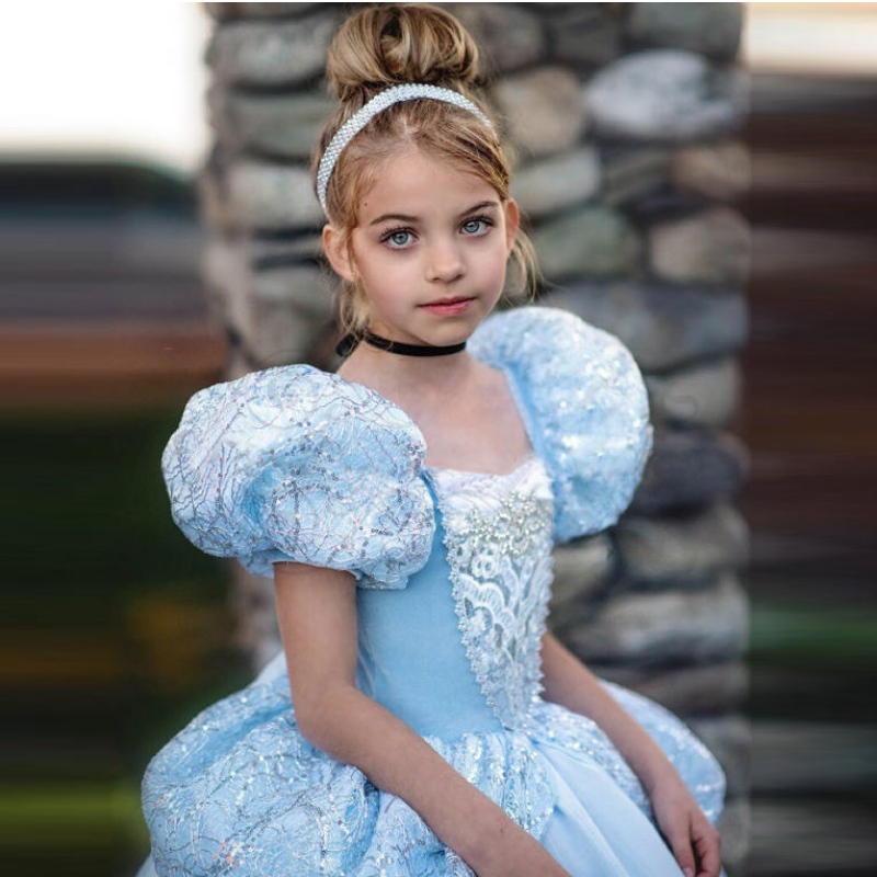 Snow White Girls Banphrionsa éadaí banphrionsa do pháistí cóisir charnabhail leanaí éadaí cailíní éadaí gléasta suas róba
