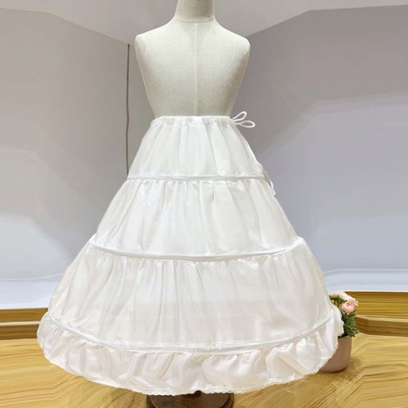 Sciorta Petticoat Crinoline Faisean Baige Do Gúna Ball Gúna Ball Underskirt le haghaidh Gúna Bainise