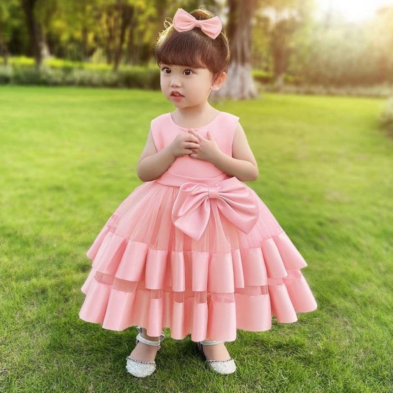 Gúnaí Bowknot Leanaí Baige baige