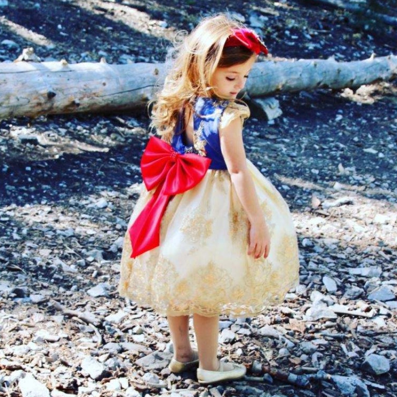 Leanaí Baige Leanaí Flower Gúna páistí éadaí 0-5y cailíní lása gúnaí páirtí bainise le headband L5192XZ
