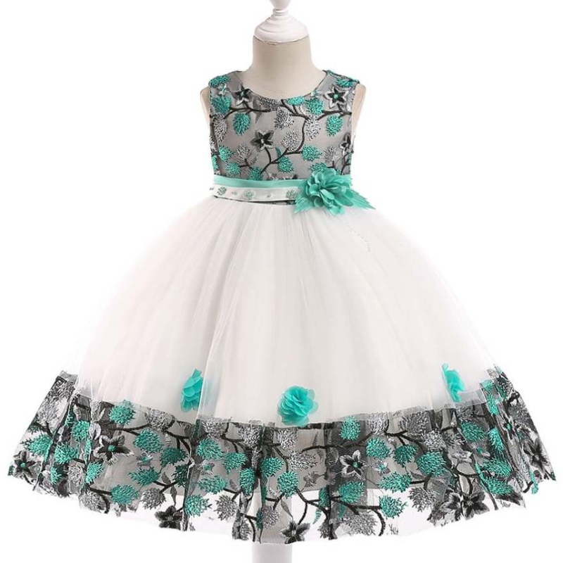 Dearadh frock páistí mórdhíola pictiúir pictiúir samhailnua páistí gúnaí cóisir cailíní do pháirtí bainise lá breithe L5045