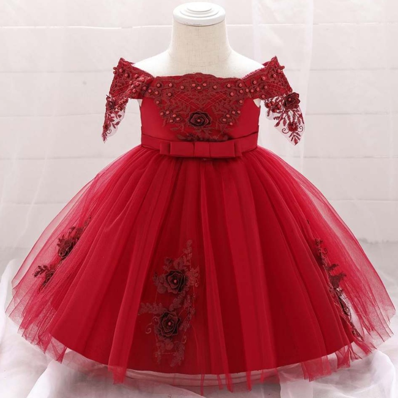 Baige Boutique Samhraidh páistí Éadaí Lúide Cailín Leanbh Cailín Babaí Gúna Breithlá L5057XZ