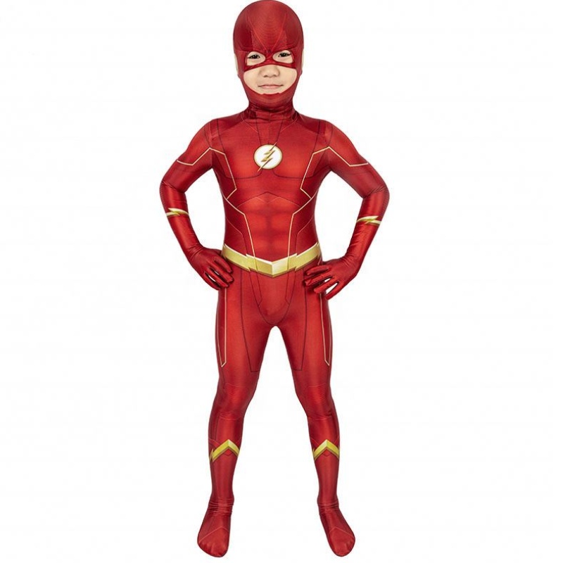 Díolachán Díreach Monarcha An Flash Season 5 Barry Allen Kids Costumes Supermes Riteoga agus Costas Cosplay Cosplay