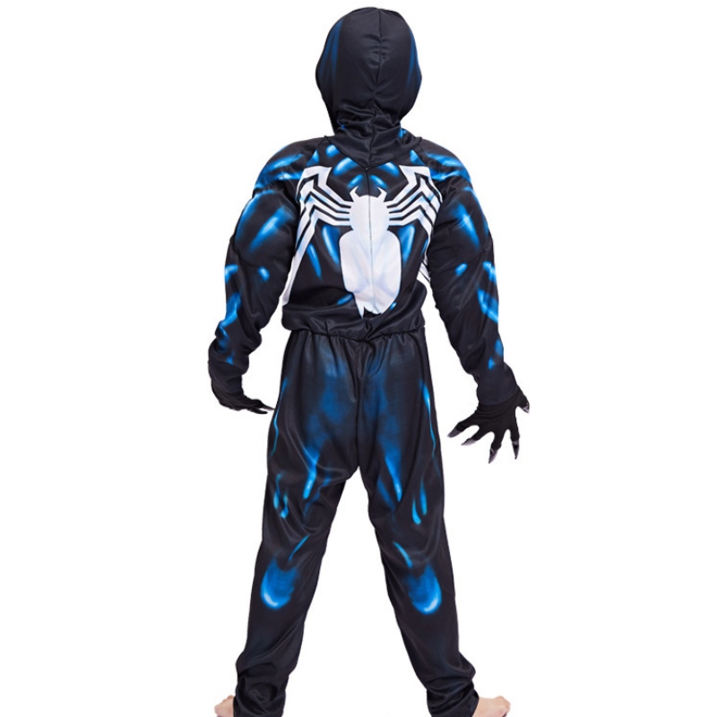 Cosplay Cosplay Cosplay Superhero Feisteas Scannán Scannán Venom Kids Buachaillí Éadaí Oíche Shamhna do Pháistí