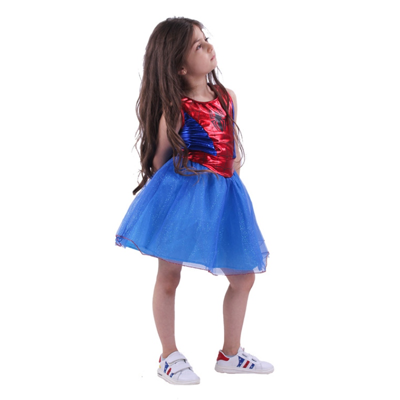 Cailíní Spider Lae Leanaí Costas Cosplay Costumes do Pháirtí Fancy Breithlána bpáistí