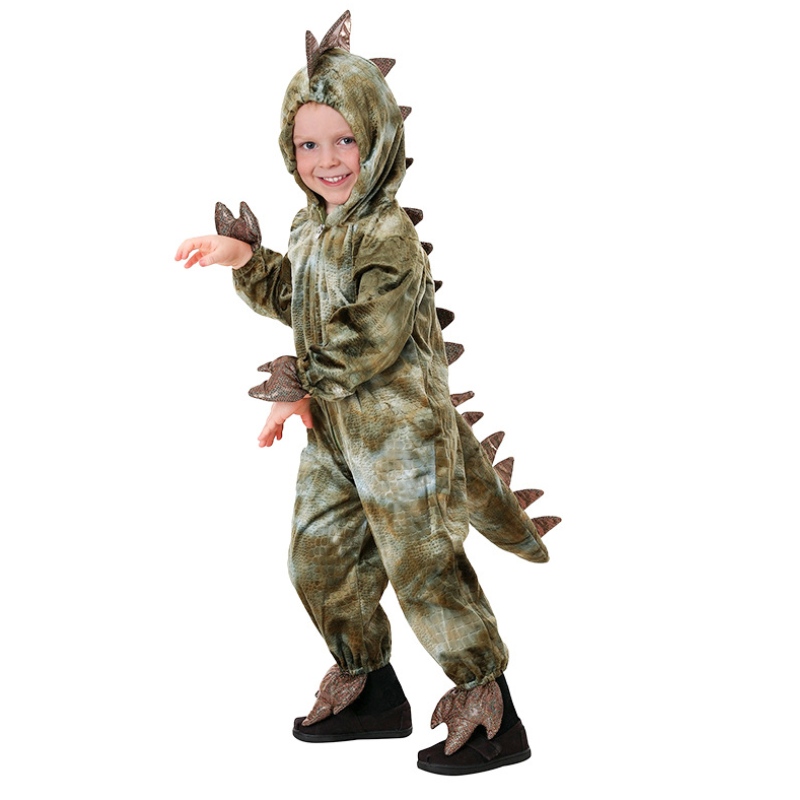 Éadaí Cosplay Dineasár Ardchaighdeáin do Leanaí Páirtí Oíche Shamhna Tyrannosaurus Rex Jumpsuit do Leanaí