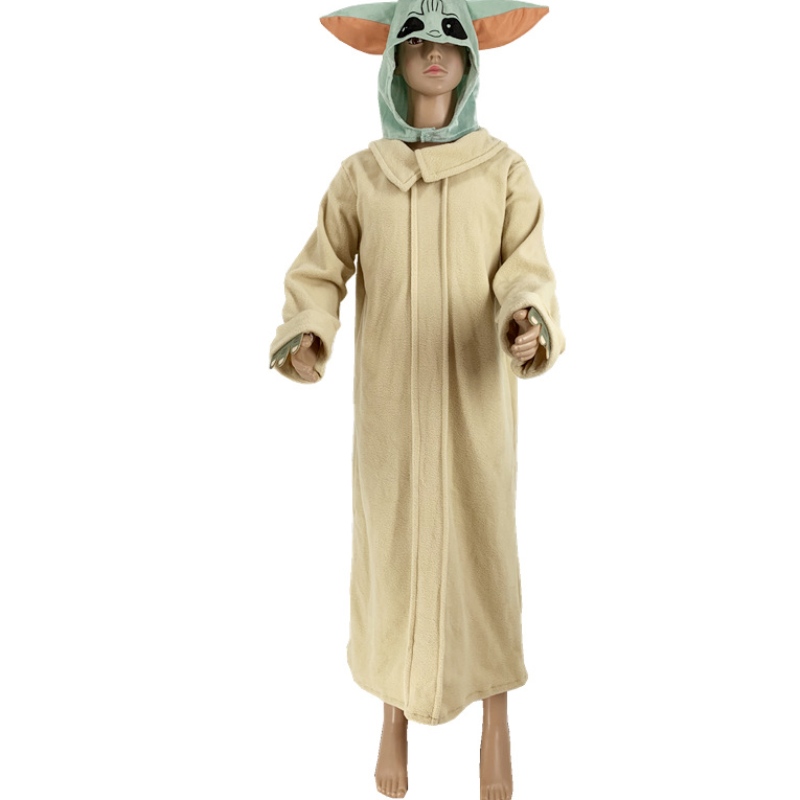 Páistí díol te Super gleoite gleoite jumpsuit jumpsuit leanbh Yoda do Oíche Shamhna