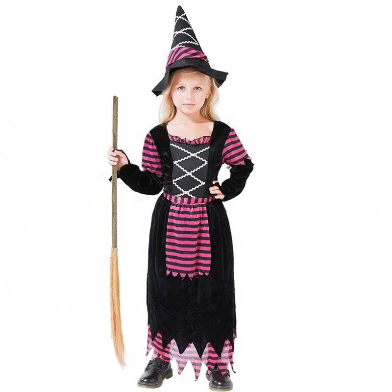 Hot New Factory Direct Kids Costumes Cosplay Oíche Shamhna Costas Cosplay Leanaí Cosplay Little Witch Complay