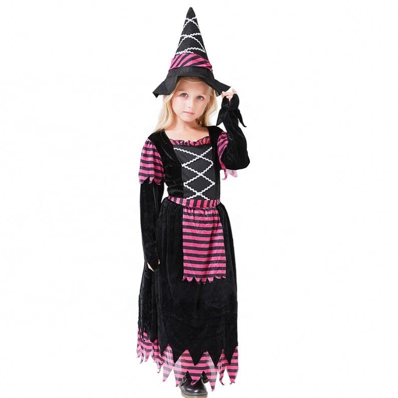 Hot New Factory Direct Kids Costumes Cosplay Oíche Shamhna Costas Cosplay Leanaí Cosplay Little Witch Complay