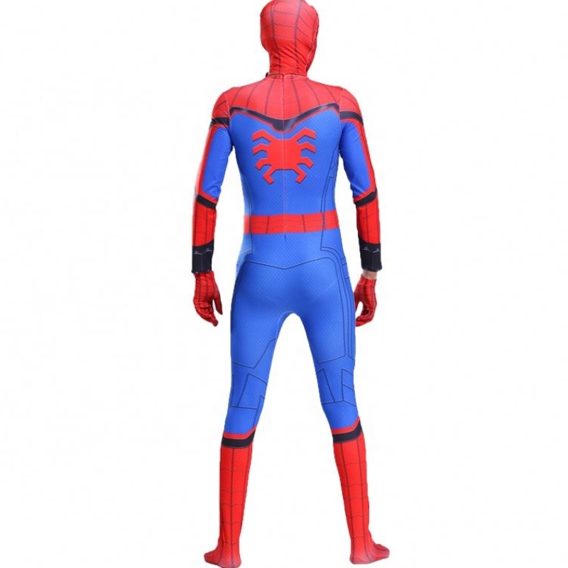 Cluiche Scannán Teilifíse Bodysuit Tuismitheoir-Children Cruinne Comhthreomhar Spider Black Spider Jumpsuit Aosach Anime Cosplay Spiderman Éadaí Oíche Shamhna