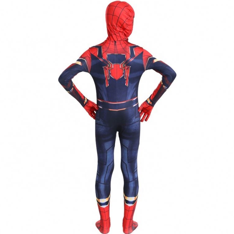 Clasaiceach mórdhíola clasaiceach dubh dubh Oíche Shamhna a oireann do theilifís animenmovie kid cartúin éadaí damháin alla damháin alla a spiderman cultacha jumpsuits jumpsuits