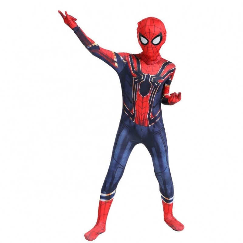 Clasaiceach mórdhíola clasaiceach dubh dubh Oíche Shamhna a oireann do theilifís animenmovie kid cartúin éadaí damháin alla damháin alla a spiderman cultacha jumpsuits jumpsuits