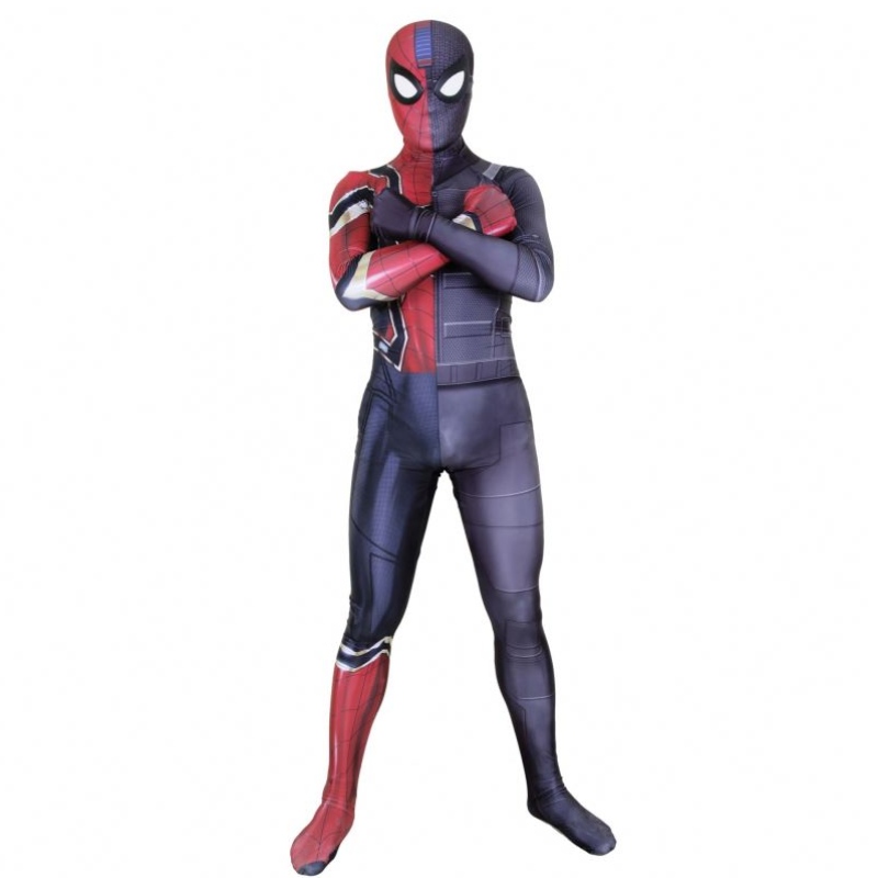 Spandex Stealth Seamed Superhero Superhero Fear Spider Amach Spideruit Socraíonn Cosplay Oíche Shamhna Éadaí Spider Man d'fhir Nkids