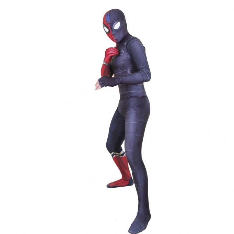 Spandex Stealth Seamed Superhero Superhero Fear Spider Amach Spideruit Socraíonn Cosplay Oíche Shamhna Éadaí Spider Man d'fhir Nkids