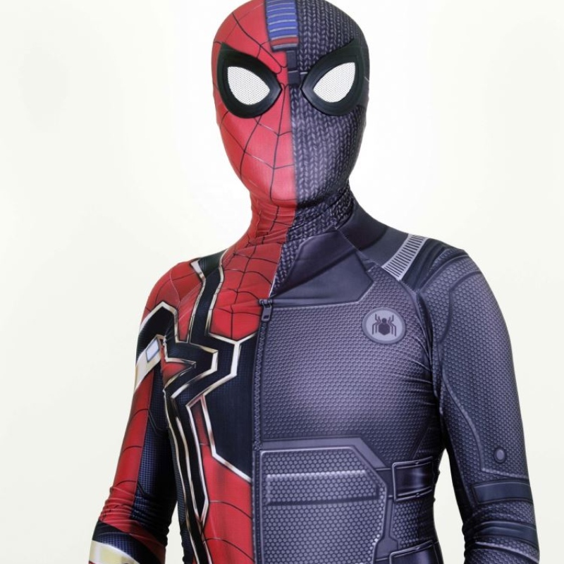 Spandex Stealth Seamed Superhero Superhero Fear Spider Amach Spideruit Socraíonn Cosplay Oíche Shamhna Éadaí Spider Man d'fhir Nkids