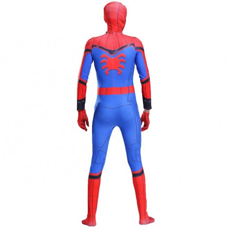 Tuismitheoir Ardchaighdeáin-Leanaí Comhthreomhar Anime Anime Spider Black Man Jumpsuit TV Nmovie Cosplay Spiderman éadaí Oíche Shamhna