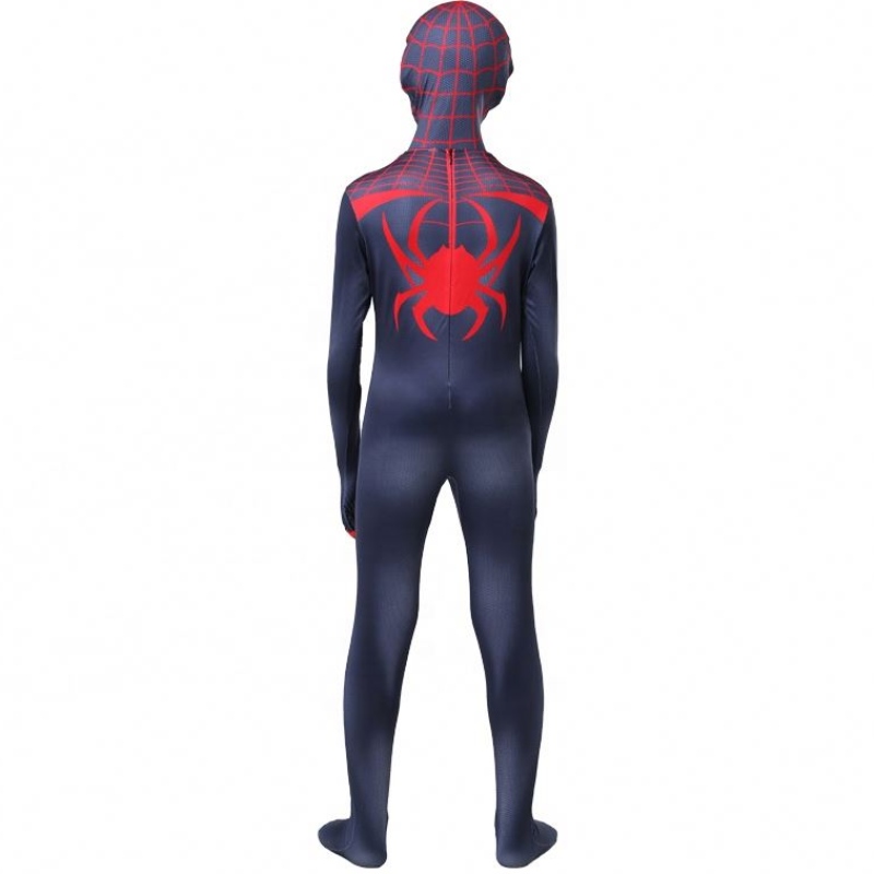 Dearadh Nua Oíche Shamhna Carnival Spiderman No Way Home Cosplay Black Zentai Jumpsuit Spiderman éadaí Spiderman dona páistí le masc aghaidh