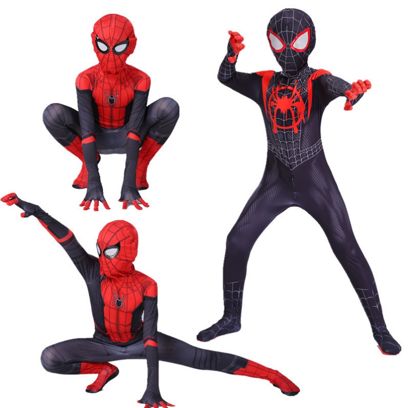 The Amazing Spiderman Cosplay Cosplame Kids Éadaí Cosplay do Dhaoine Fásta do Oíche Shamhna