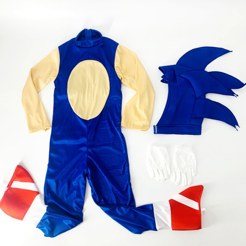 Oíche Shamhna Deluxe Sonic An Éadaí Hedgehog Sonic Generations Cosplay Cartoon Bodysuit Cosplay