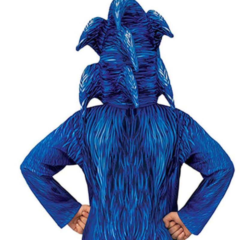 Cluiche cóisir Oíche Shamhna Cosplay leanaí cartúin jumpsuit sonic gorm sonic an éadaí gráinneog