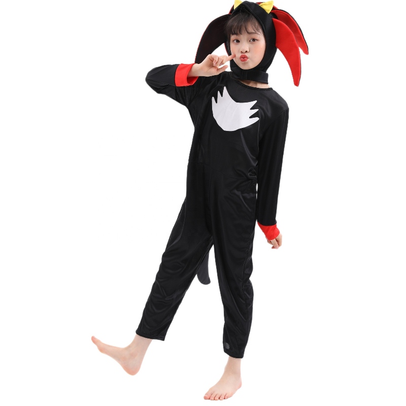 Díol te ardcháilíocht Sonic The Hedgehog Jumpsuits éadaí cosplay Oíche Shamhna do bhuachaillí agus do chailíní